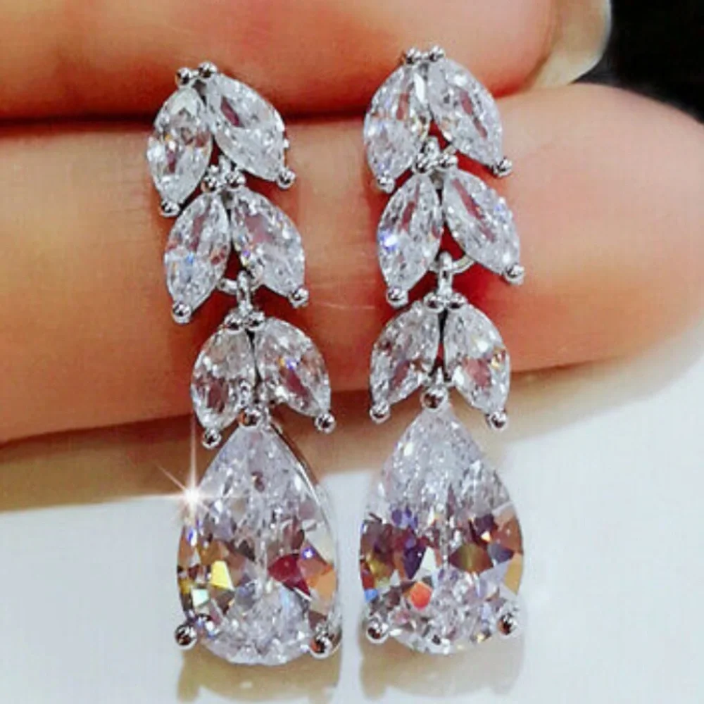 NWT LUXURY sterling silver Earrings - Picture 2 of 5